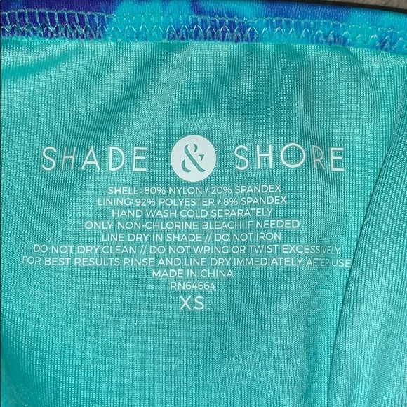 Shade & Shore tie die bikini bottoms - Picture 3 of 3